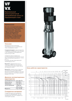 Вертикальный многоступенчатый насос Hydroo VX1-20R 0110 T 2340 5 2 IE3